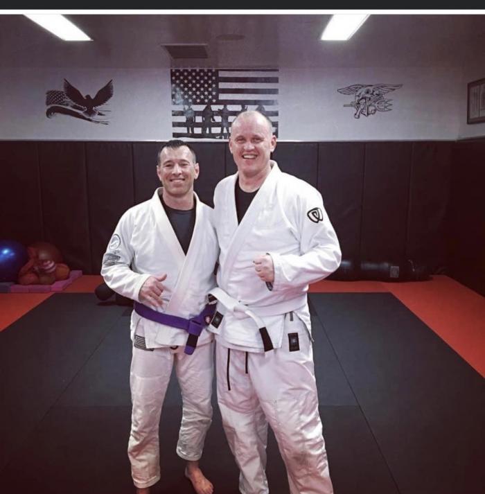 Ronny Smith and I at Victory MMA San Diego