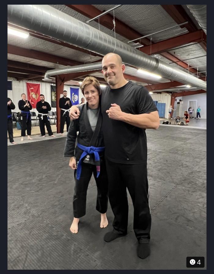 Blue belt · November 20, 2021 · Promoted by Coy Clements