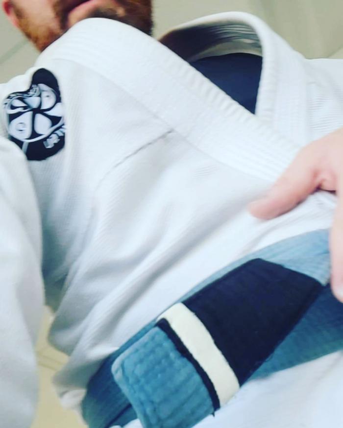 1st Blue belt stripe!
