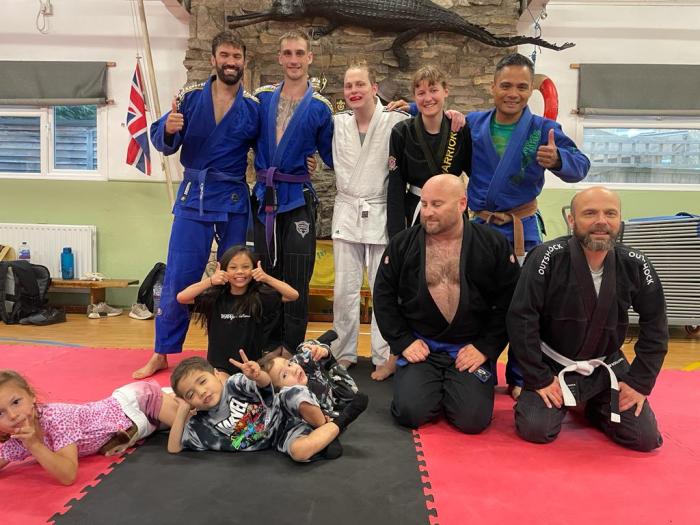 Regular people in Cobham under Memento Tori BJJ Reigate
