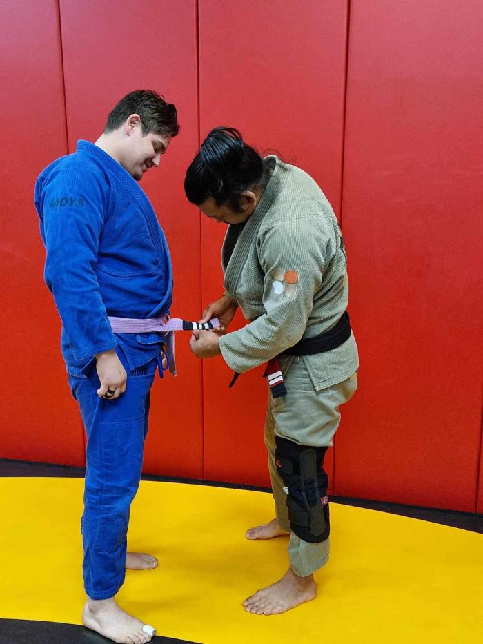 Purple belt · May 19, 2022 · Promoted by Nate McMahon