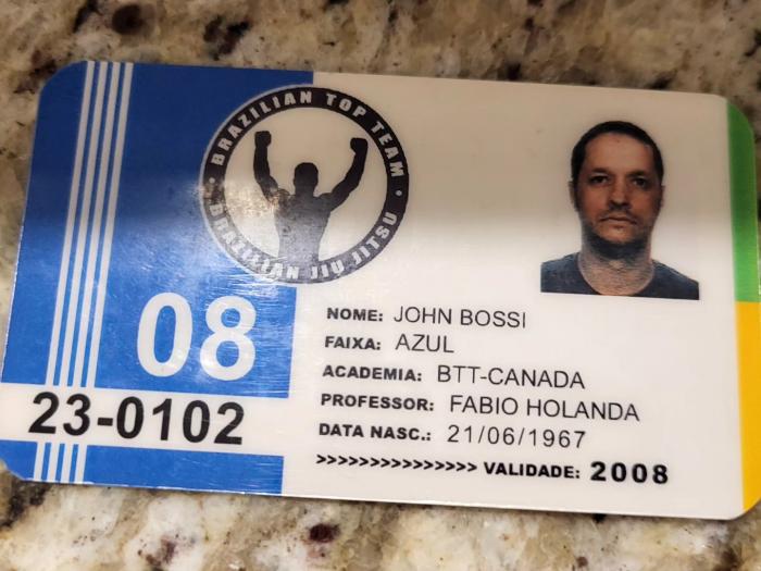 Blue belt · October 25, 2008 · Promoted by Fabio Holanda