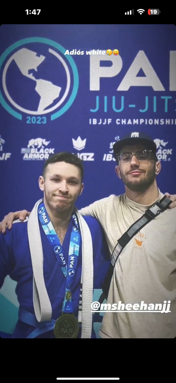 Blue belt · March 20, 2023 · Promoted by Michael Sheehan
