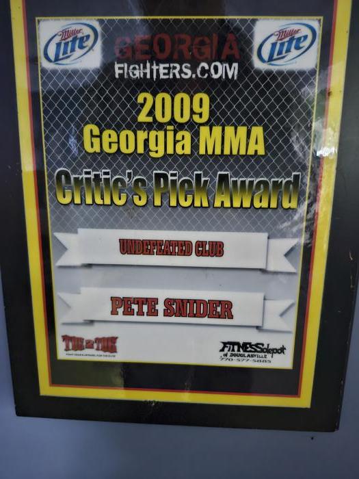 MMA fighters that were undefeated in Georgia