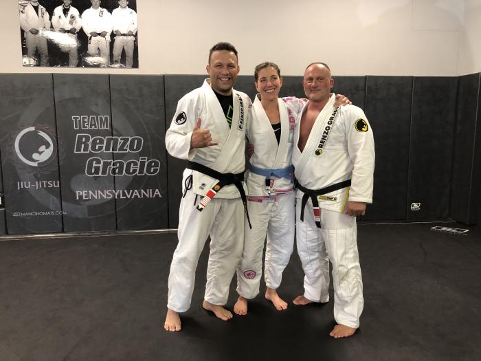 Blue belt · June 25, 2017 · Promoted by Renzo Gracie PA