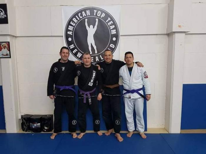 Purple belt · July 27, 2017 · Promoted by Vaughan Antonio
