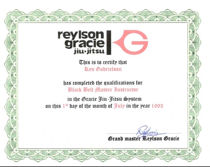 Black Belt Cert