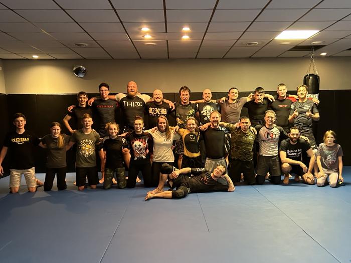 Class at Hub City MMA/BJJ