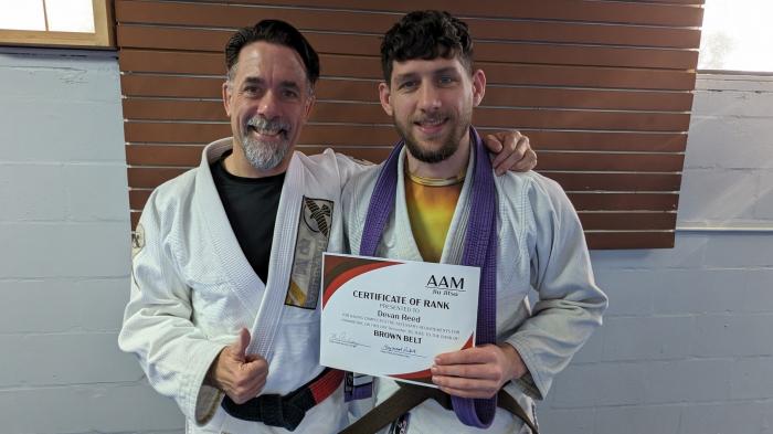 Brown belt · December 30, 2023 · Promoted by Raymond Ruble