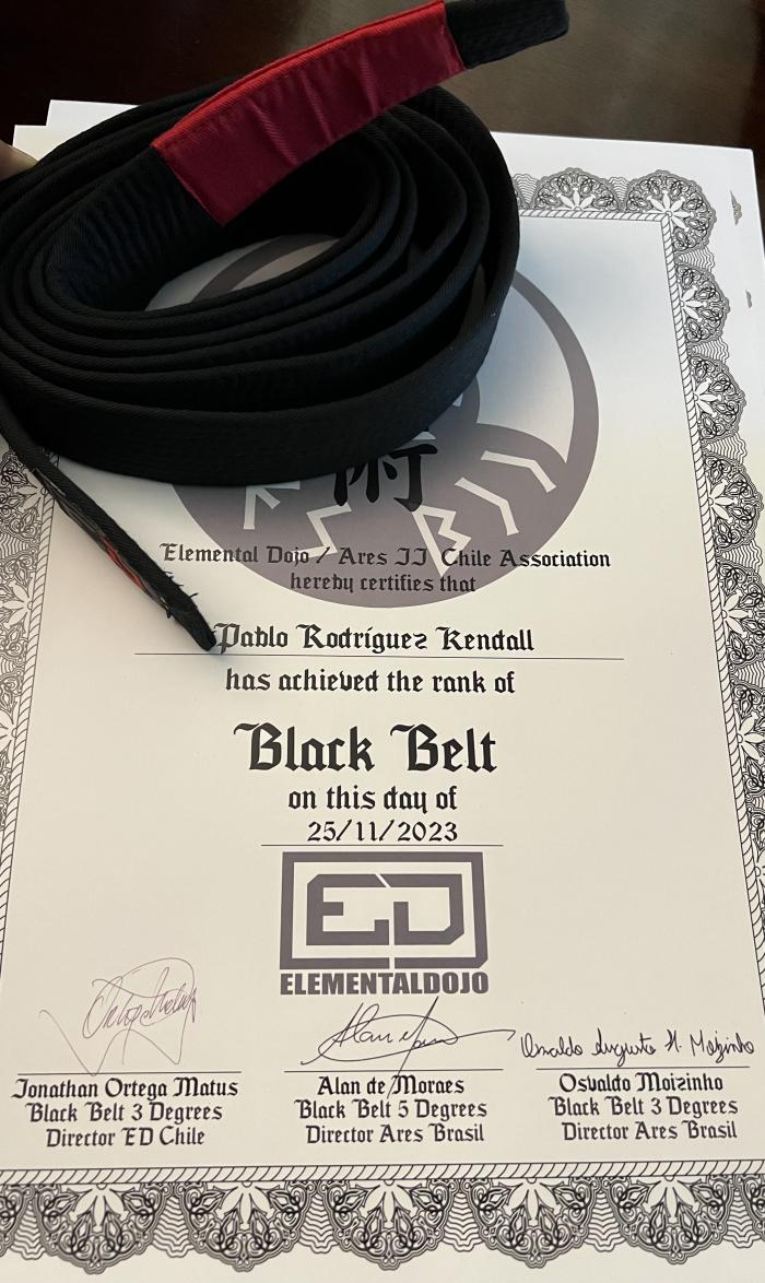 Black belt · November 25, 2023 · Promoted by Osvaldo Moizinho