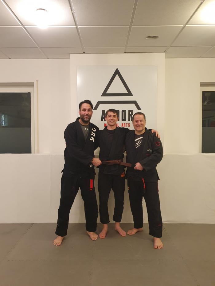 Brown belt · January 17, 2024 · Promoted by Agron Berisha