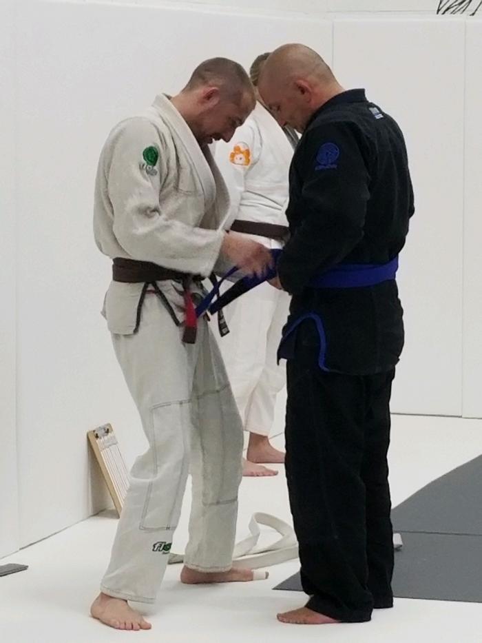 Blue belt · June 2, 2018 · Promoted by Aaron King