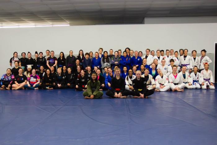 GLOSS holiday open mat 2023 at Triangle Jiujitsu in NC