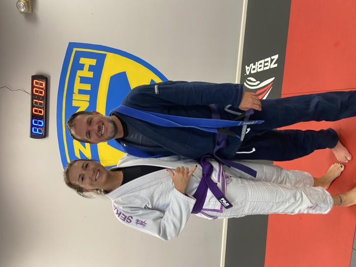 Purple belt · August 5, 2020 · Promoted by Professor Ray Casias