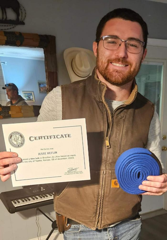 Blue belt · December 9, 2023 · Promoted by Roney edler
