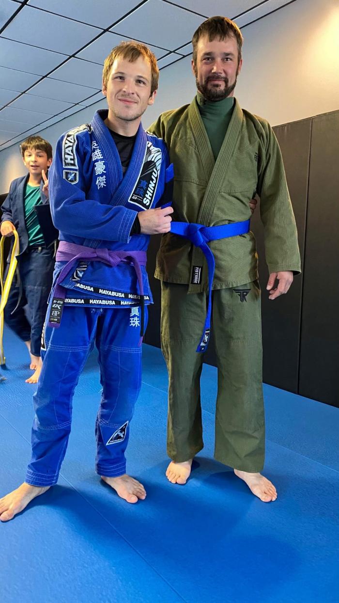 Blue belt · August 16, 2022 · Promoted by Derek Washenberger