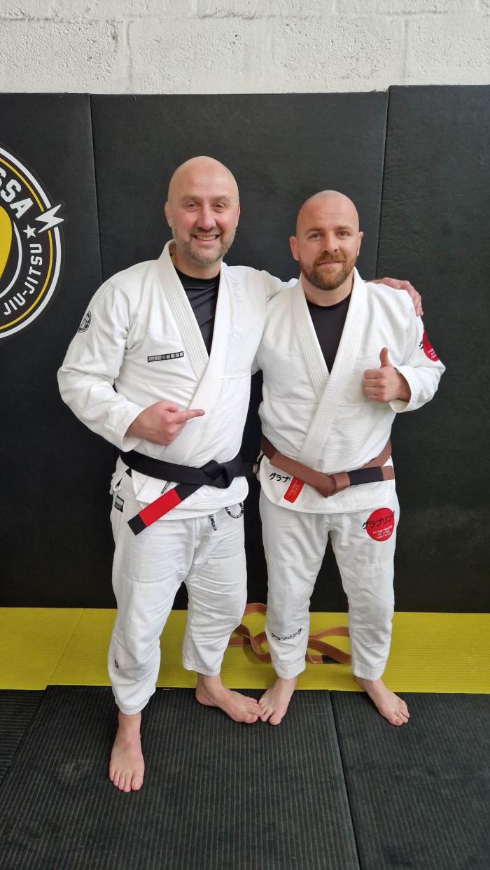 BROWN BELT PROMOTION FROM JAMIE & PEDRO