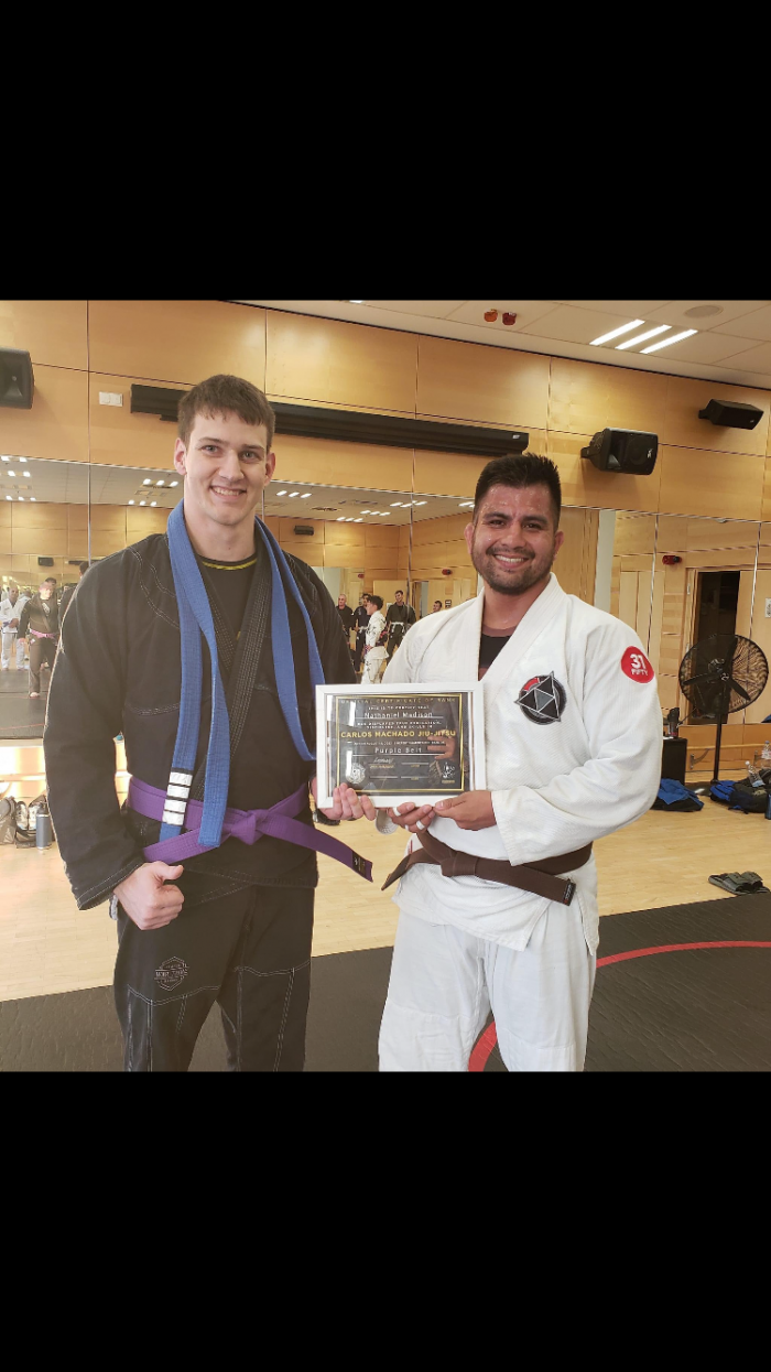 Purple belt · August 24, 2023 · Promoted by Adrian Cook