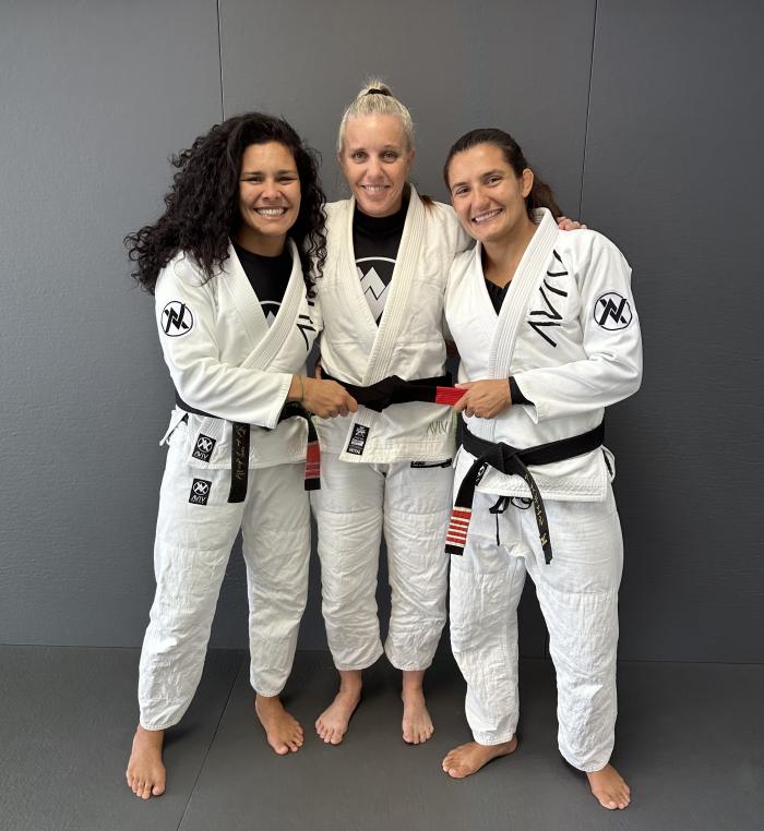 My instructors Luanna and Ana Carolina