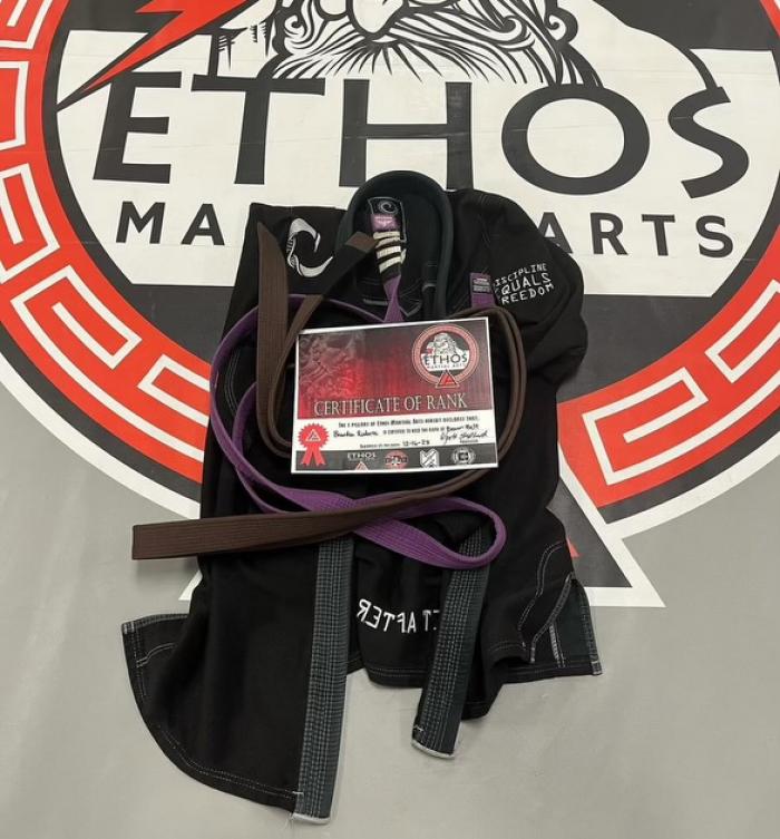 Brown belt · December 16, 2023 · Promoted by Wyatt Shepherd