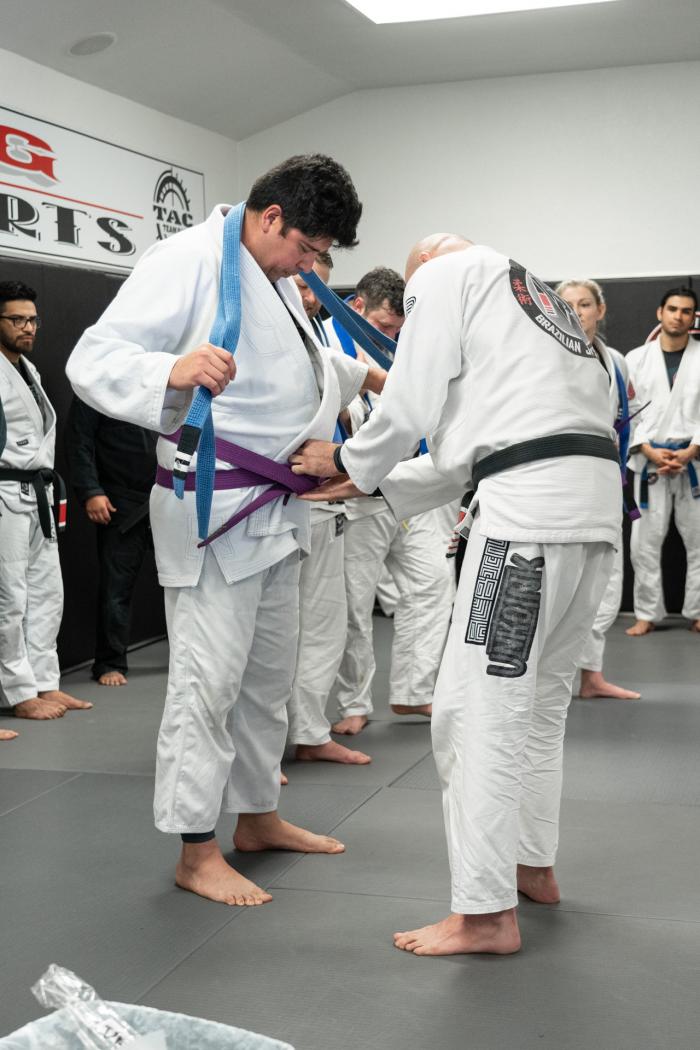Purple belt · March 26, 2022 · Promoted by Mark Reding