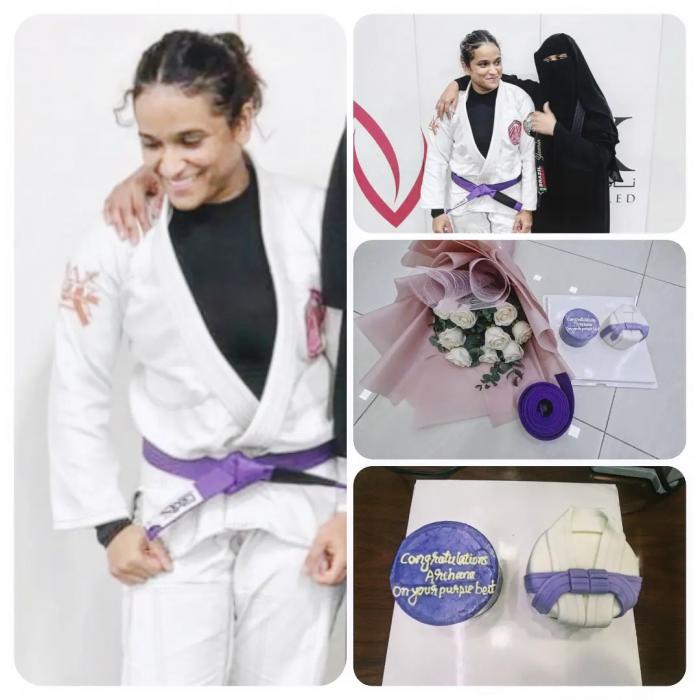 Purple belt · January 25, 2024 · Promoted by Yasmin koya