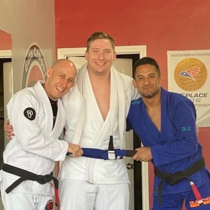 Blue belt · April 5, 2021 · Promoted by Filemon Teixeira Leopoldo Jr
