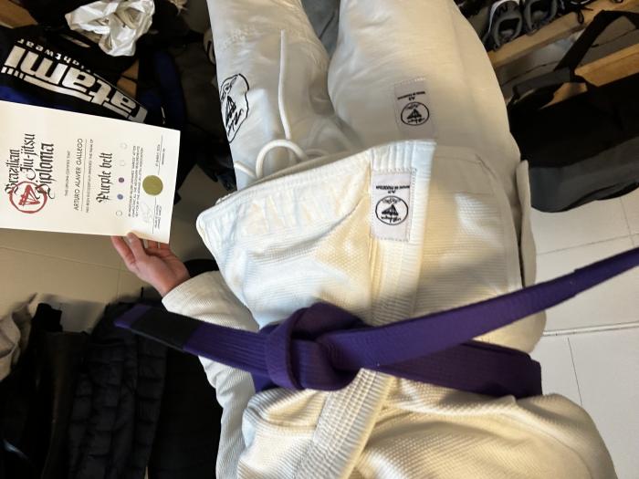 Purple belt · January 27, 2024 · Promoted by Valdir de Oliveira Linhares