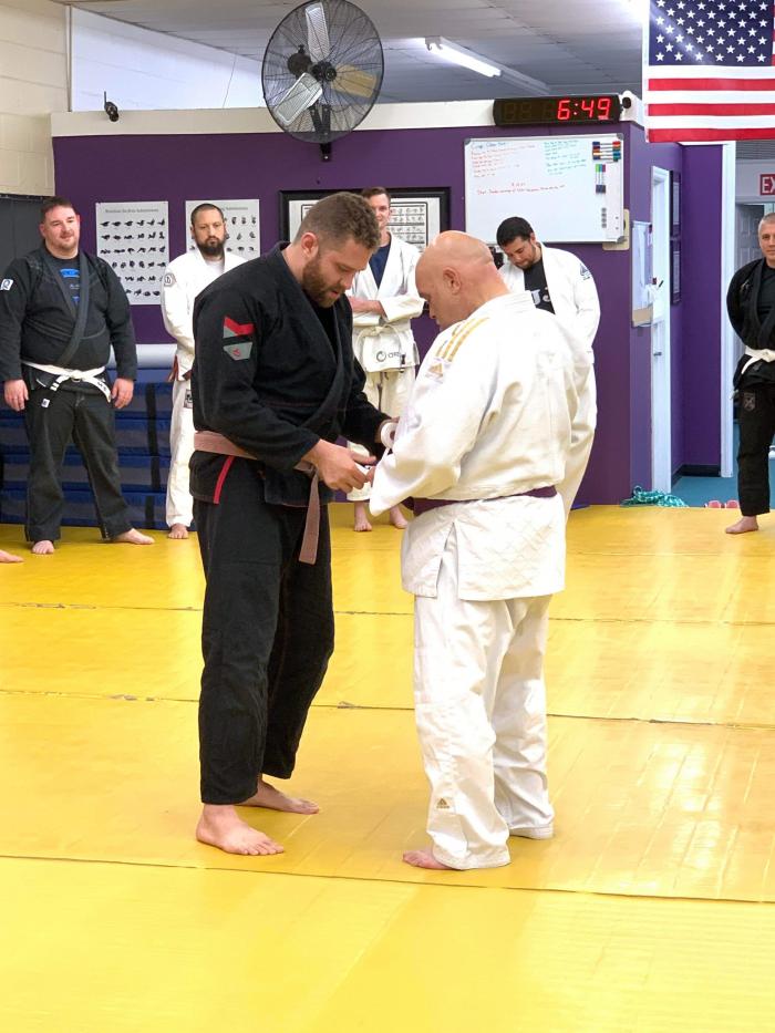 Purple belt promotion from Colby Veronko
