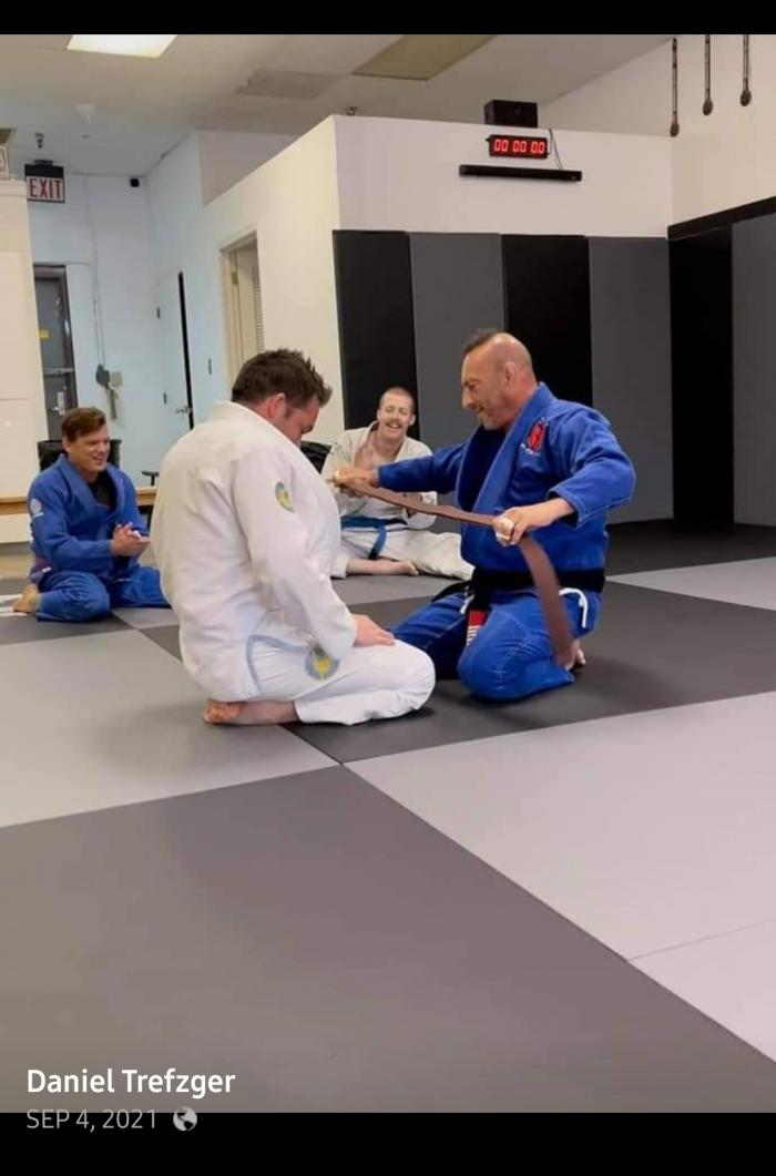 Brown belt · September 4, 2021 · Promoted by Paulo Elsimaani