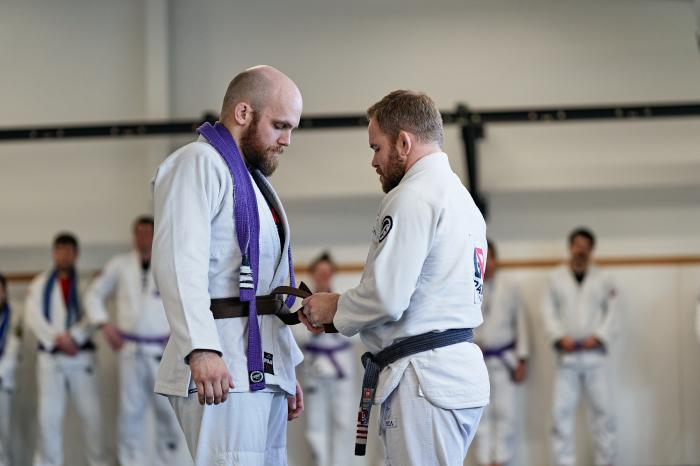 Brown belt · January 28, 2024 · Promoted by Brandon Garner