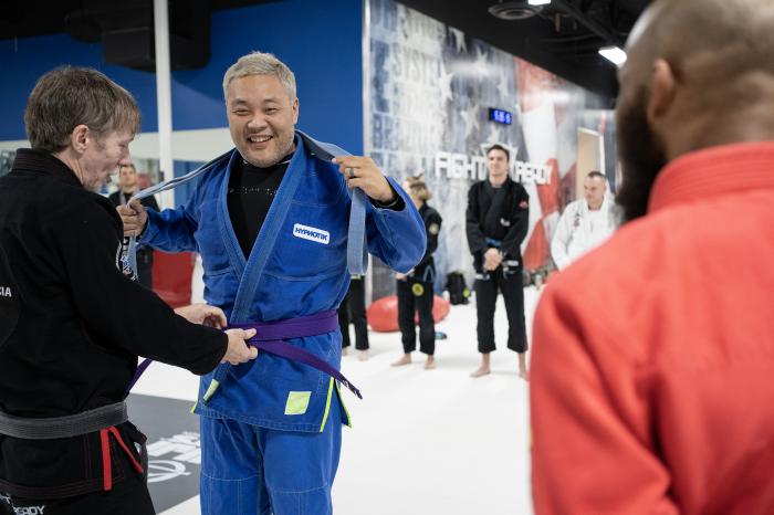 Purple belt · November 29, 2022 · Promoted by Heath Wigginton