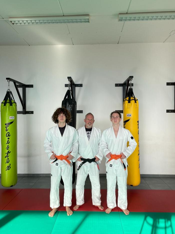 Orange belt · December 11, 2022 · Promoted by Simon Glynn