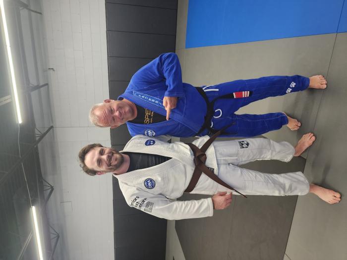Brown belt · January 29, 2024 · Promoted by Mark Mortensen