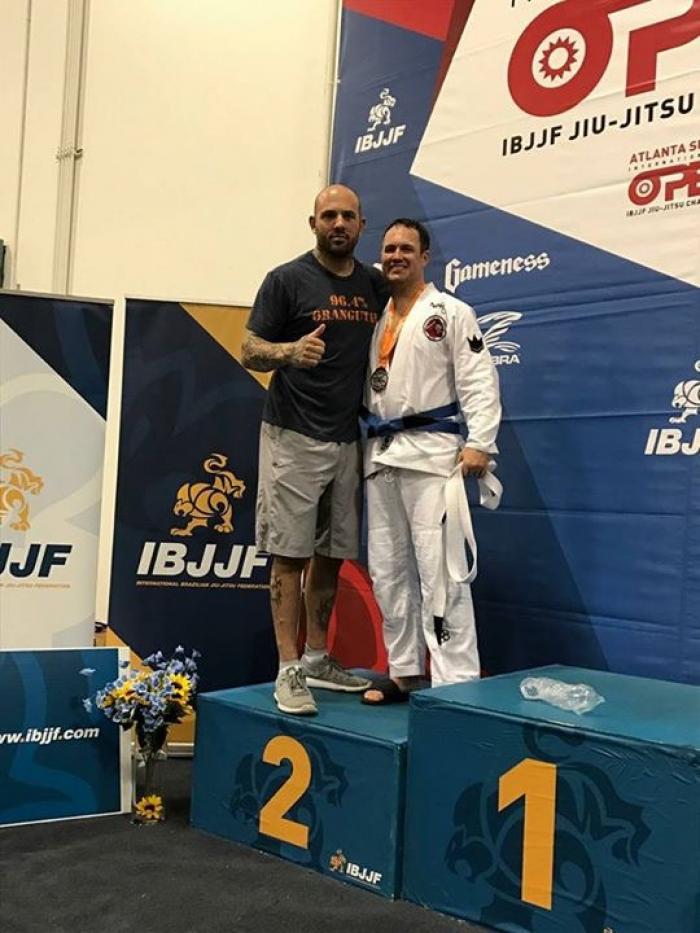 Blue belt podium promotion