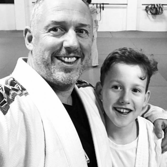 With my Dad, 2018