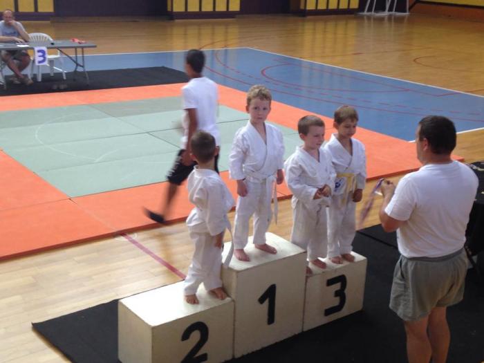 First Podium Gold, age 5
