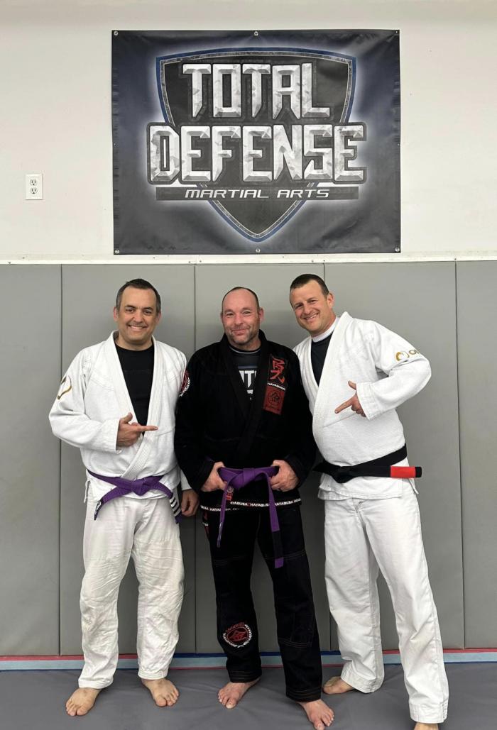 Purple belt test day