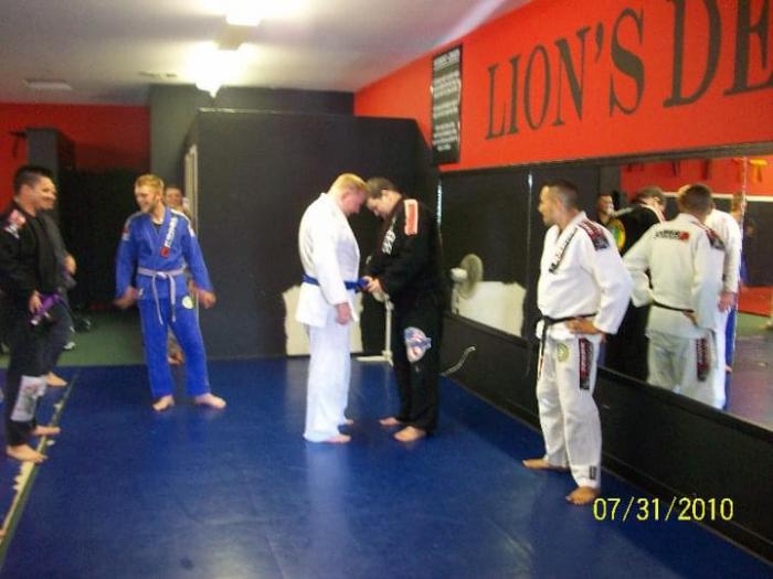 Blue belt · July 31, 2010 · Promoted by Rigan Machado