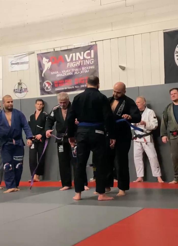 Purple belt · February 2, 2024 · Promoted by Hafid Guertit