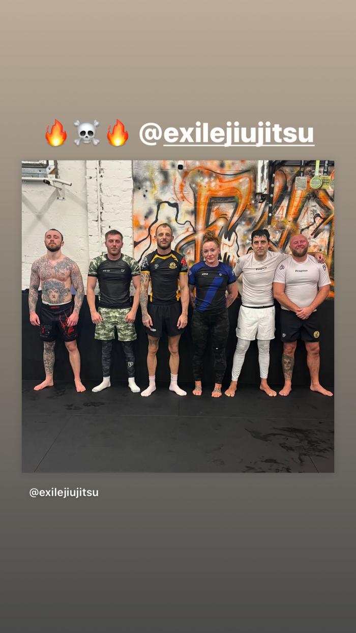 Nogi training at Exile Jiu Jitsu Academy