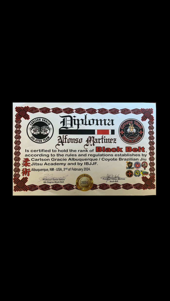 Black belt · February 3, 2024 · Promoted by Coyote