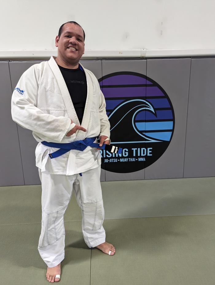 Blue belt · September 18, 2021 · Promoted by Stephen Miller