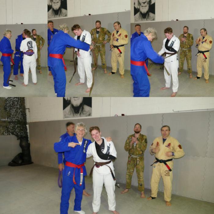 Brown belt graduation