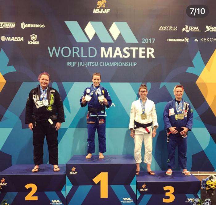 2017 Black Belt Masters Worlds Open Class Podium (Masters 1)