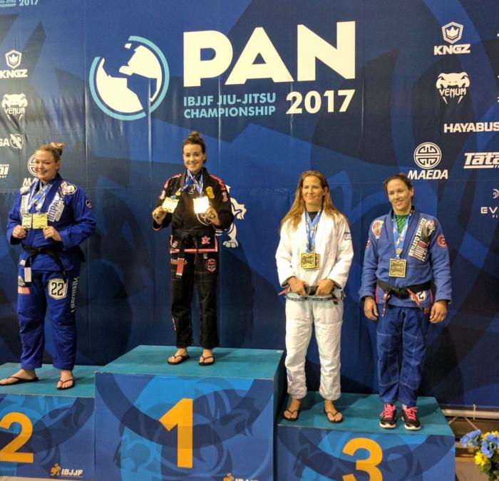 2017 Pan Ams Black Belt Open Class Podium (Masters 1)