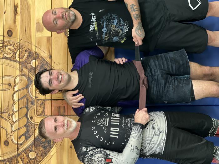 Brown belt · July 25, 2023 · Promoted by Jaret MacIntosh