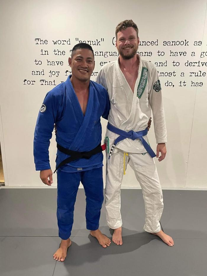 Blue belt · February 16, 2022 · Promoted by Panuwat Krummel