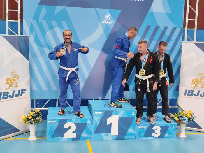 Ibjjf European Masters, Master 4 White belt Silver medal