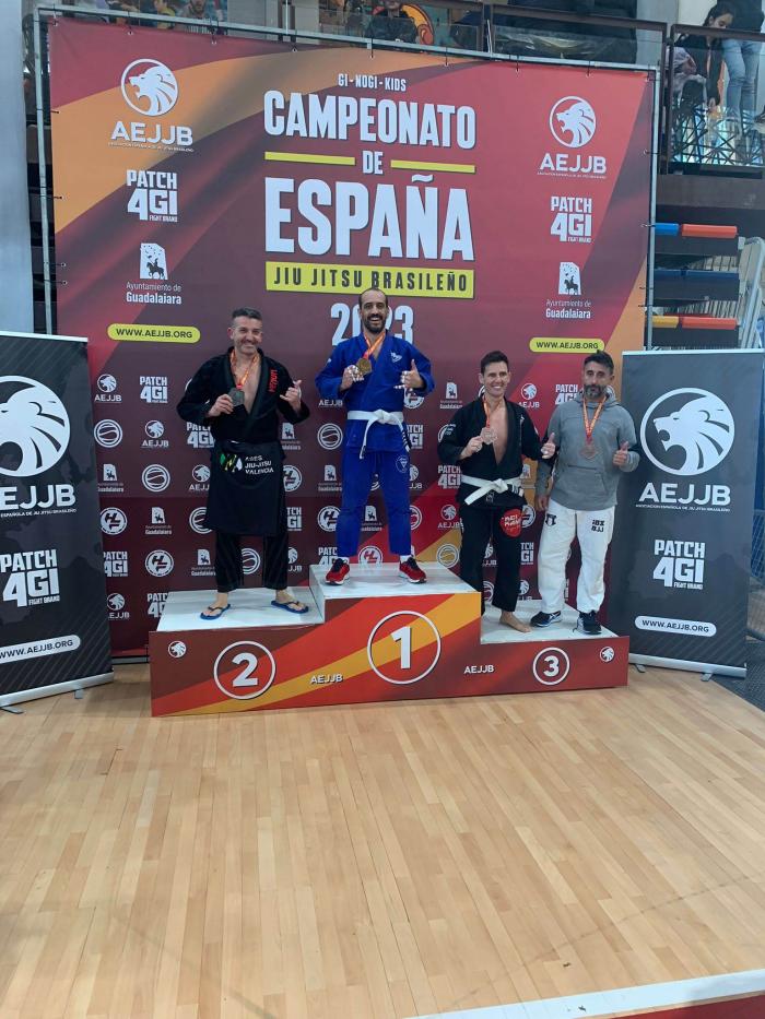 AEJJB Spanish National Championship Masters 4 White Belt Gold Medal